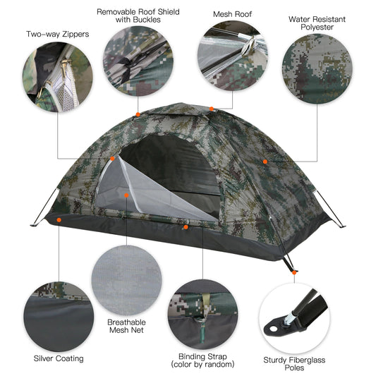 Ultralight 1/2 Person Camping Tent