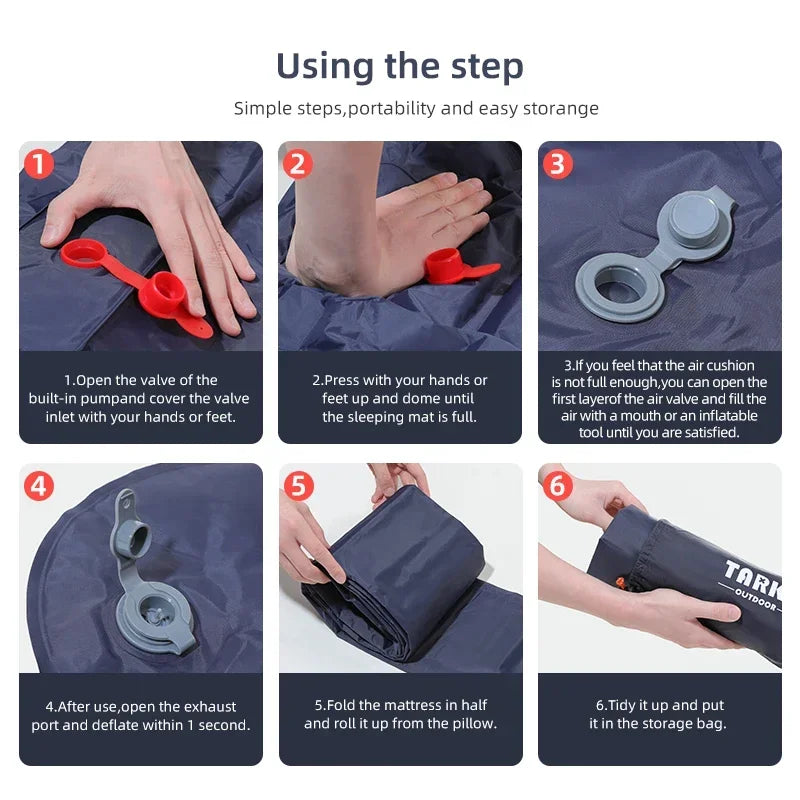 Self-Inflating Camping Sleeping Pad