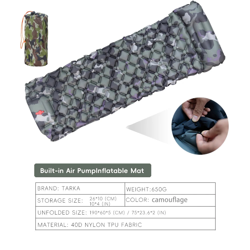 Self-Inflating Camping Sleeping Pad