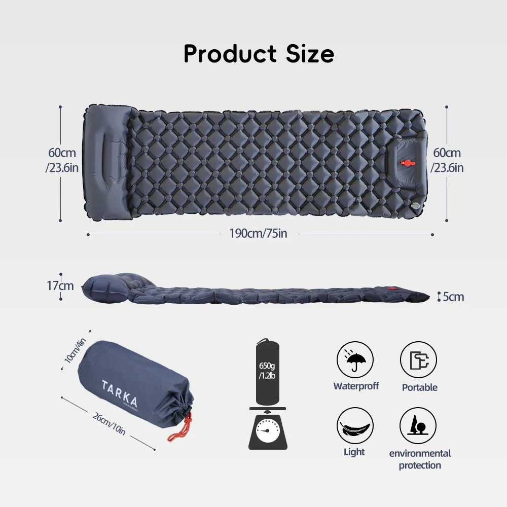Self-Inflating Camping Sleeping Pad